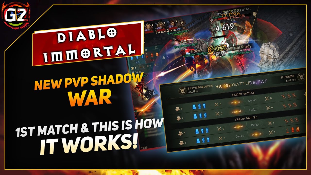 Diablo Immortal Shadow War guide: PvP clan tournament explained