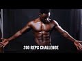 200 reps bodyweight challenge | Beginners