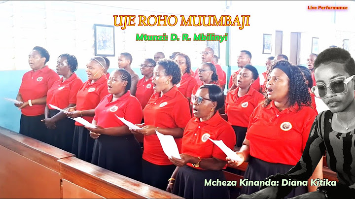 Uje Roho Muumbaji - D. R. Mbilinyi || Live Performance - Kwaya ya Mt. Sesilia Mavurunza #music