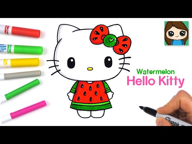 creepy hello kitty drawing | Stable Diffusion