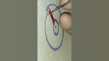 Circular Button Hole Stitch Type -2#aariembroidery #handembroidery #maggum #youtubeshorts