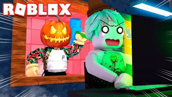 Roblox: ESCAPAMOS DO LABIRINTO DO TERROR NA NOVA ATUALIZAÇÃO DE HALLOWEEN  😮🕸!! (Pizza Place) 