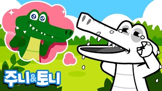 [Eng sub] 내 색깔을 찾아주세요 🐊  | 동물친구들과 색깔 배우기 | 악어, 여우, 돼지 | 색깔동요 | 주니토니 by 키즈캐슬