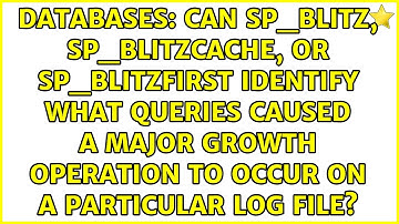 Can sp_Blitz, sp_BlitzCache,