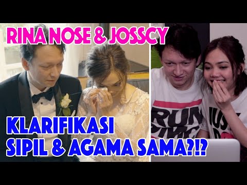 SIPIL=AGAMA!? Reaksi & Klarifikasi Video Pernikahan RINA NOSE & JOSSCY