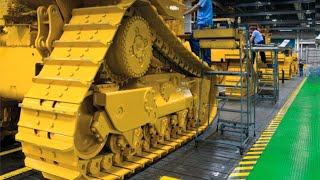 ▶DOZER MANUFACTURING2024: Bulldozer Assembly line [CAT, Dressta, John Deere] How it's made? USA