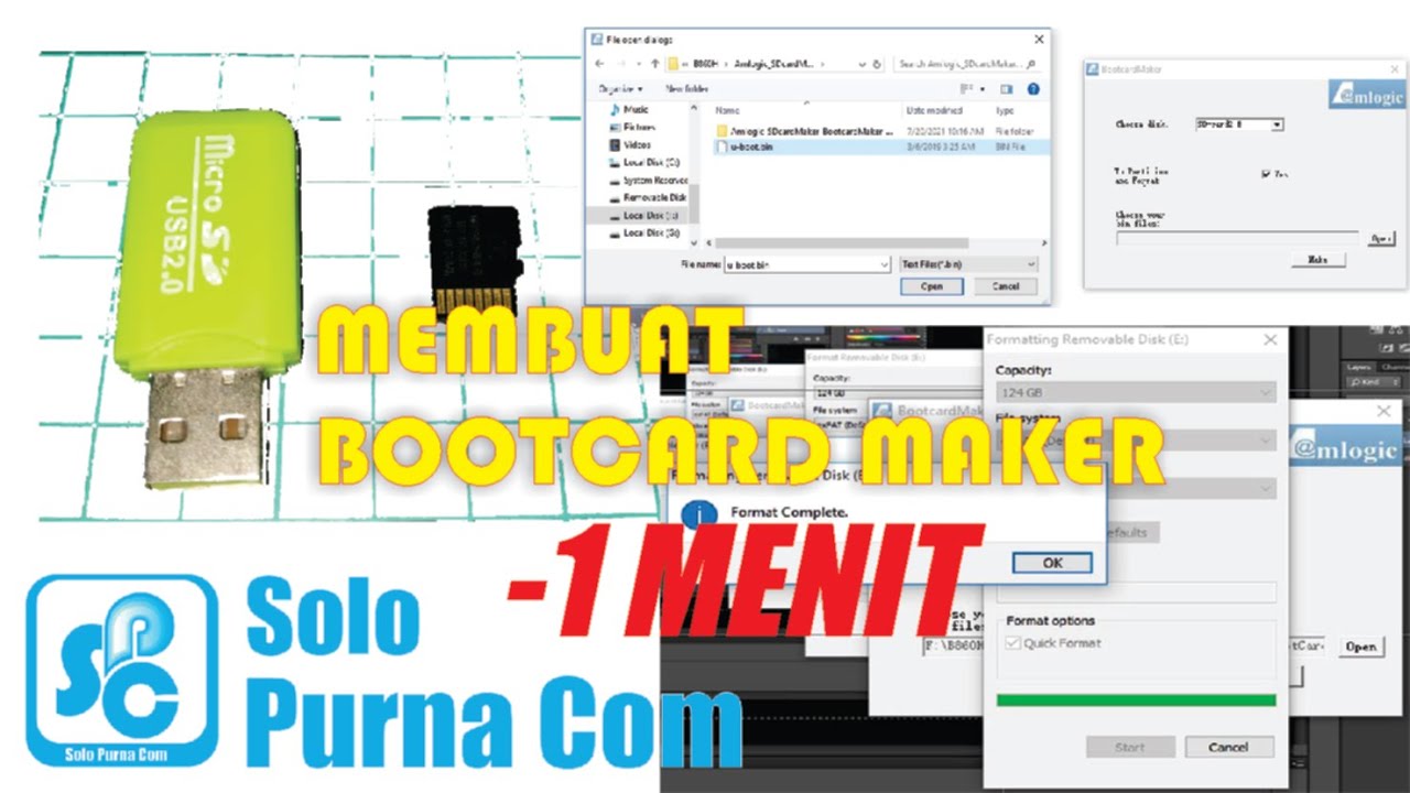 MEMBUAT BOOTCARD MAKER B860H BEJAT