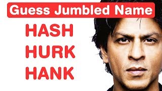 Bollywood Actors Jumble Challenge! Guess Names in 8 seconds screenshot 1