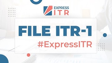 📢 Smooth Filing of Income Tax Return (ITR-1) in #ExpressITR by @KDKSoftwares