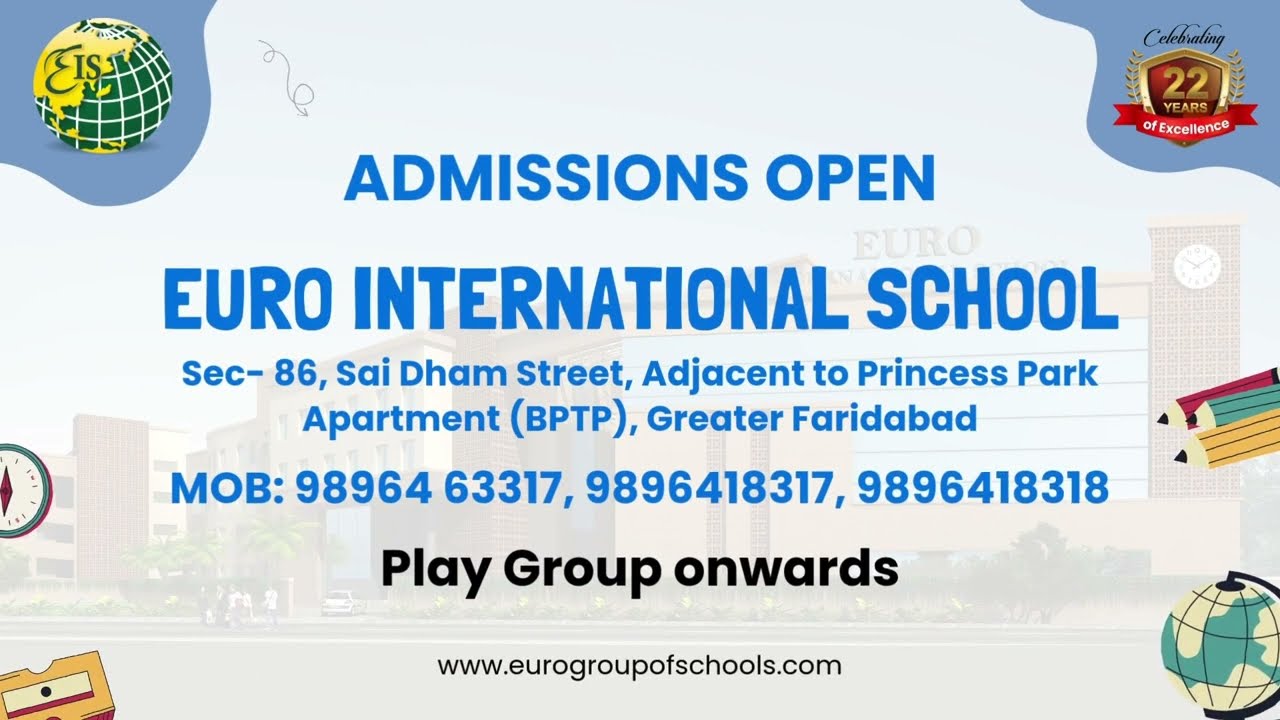 Euro International School | Sec-86 | Faridabad