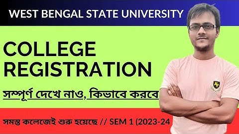 WBSU UG Registration 2023-24 || Step by Step Form Fill Up Process || Suman Sardar || Ambition Vibes.