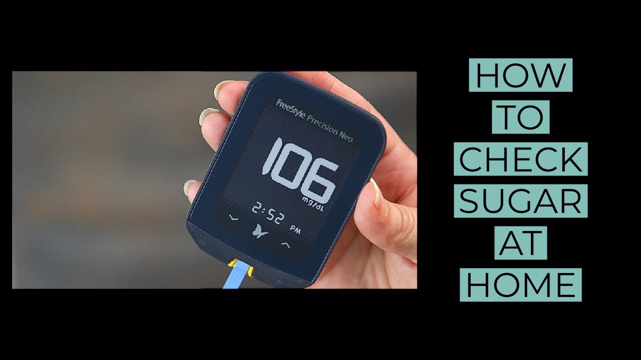 How to check sugar with sugar machine at home. YouTube