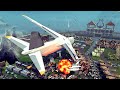 Airplane Crashes & Shootdowns #45 Feat. An-124 crash into small village | Besiege