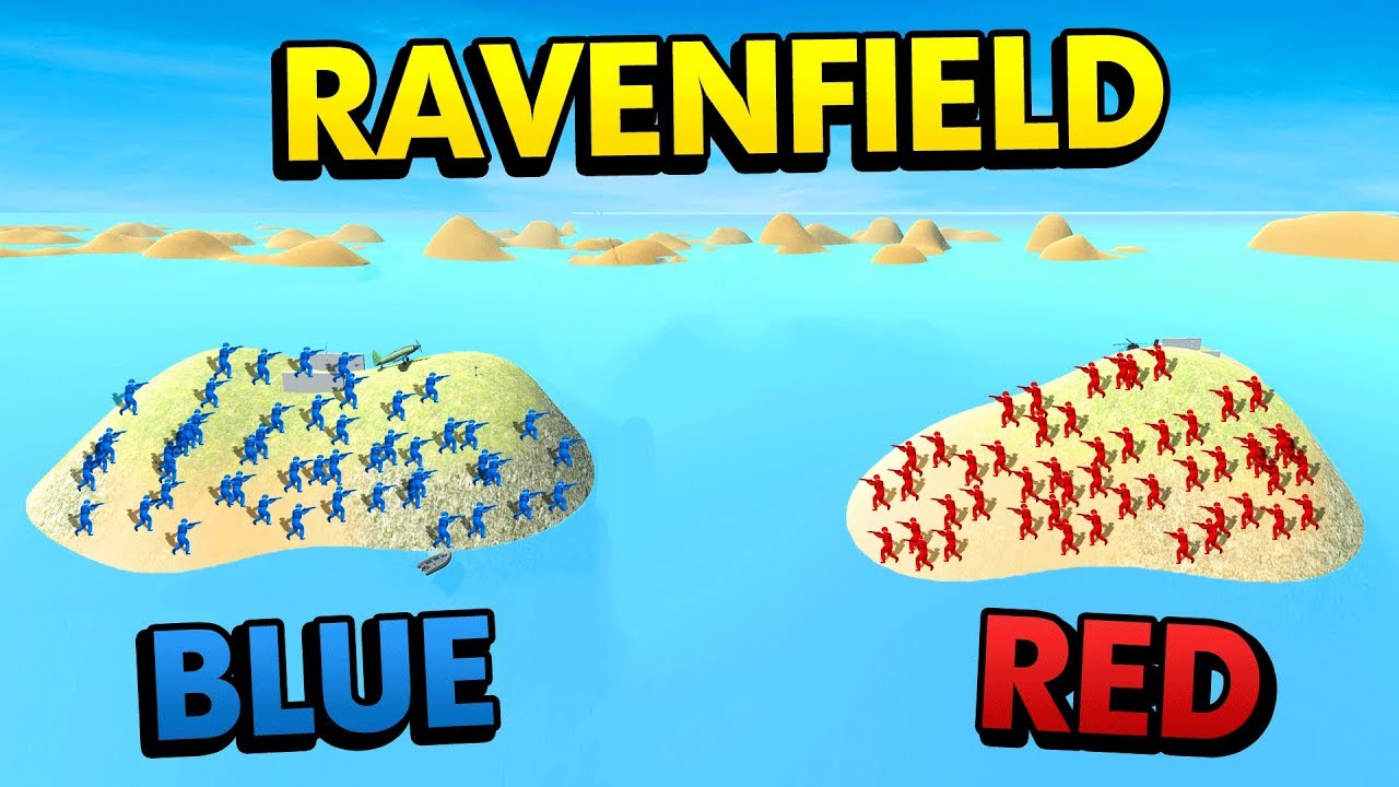 BLUE ISLAND vs RED ISLAND IN RAVENFIELD (Ravenfield Funny Gameplay)