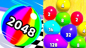 Ball Run 2048 Vs Blob Merge 3D Android iOS Mobile Gameplay Walkthrough Update New Level