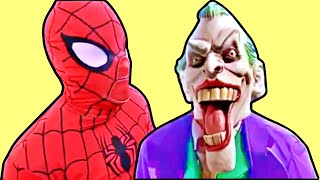 Elsa broke his leg! Spiderman takes Elsa and baby to the doctor  Superhero funny video  CanalBrioni