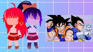 Las chicas de dxd reaccionan a Goku y Vegeta