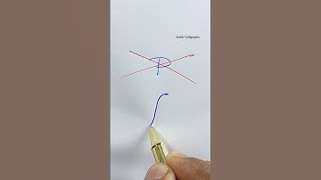 How to write letter P in calligraphy #satishcalligraphy #shorts #calligraphy