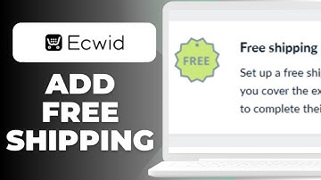 How To Add Free Shipping In Ecwid (Step-By-Step)