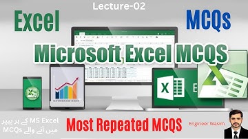 Top 30 MS Excel MCQs | Microsoft Excel most repeated MCQs for NTS, PPSC, and FPSC | MS Excel MCQs