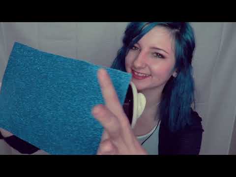 ASMR- Blue Themed Trigger Test! (Scratching, Tapping, Brushing, Pop Rocks, Cotton Candy, & More!)
