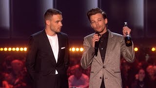 'Drag Me Down' by One Direction wins British Artist Video of the Year | The BRIT Awards 2016 Resimi