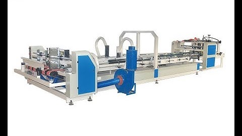 Automatic Folder Gluer machine for carton box making /  Carton board folder glue machine