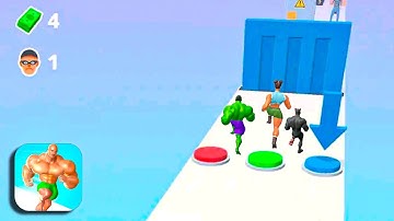 Muscle Rush💪🧸🌈All Levels Walkthrough Gameplay iOS,Android New Mobile Free Games No 101