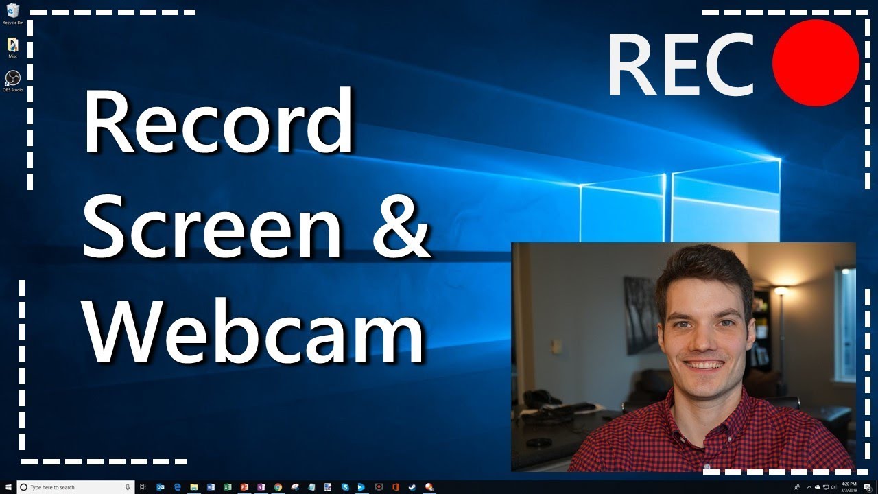 How to Record your Computer Screen  Webcam