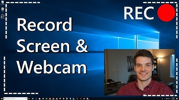 How to Record your Computer Screen & Webcam