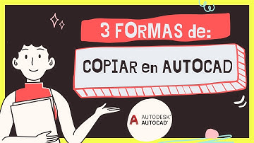 3 FORMAS de COPIAR y PEGAR en AutoCAD!