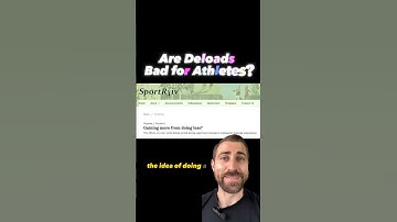 Should We Stop Using DELOAD Weeks in Training?