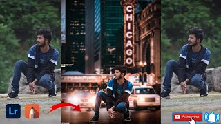 CYBERPUNK NEON CITY - City light  photo editing tutorial in autodesk _Sipak Editz screenshot 1