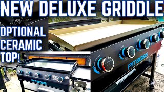 INTRODUCING ALL NEW PIT BOSS DELUXE 5 BURNER STEEL TOP GRIDDLE WITH OPTIONAL CERAMIC TOP! UNBOXING