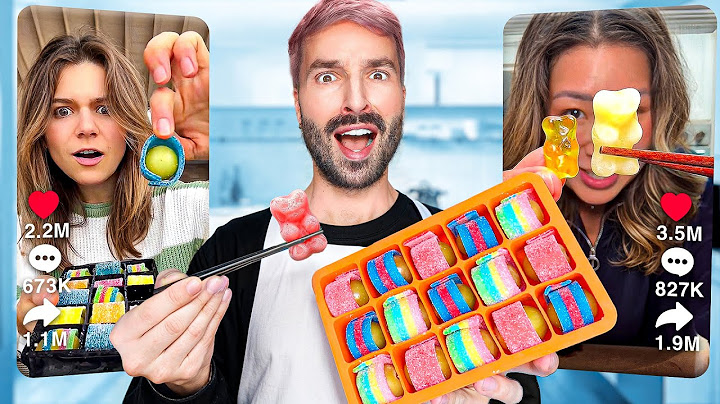 Ces RECETTES TIKTOK avec des BONBONS sont SATISFAISANTES