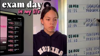 day in my life ⭐️ writing an exam, studying, organising, etc. | south african youtuber