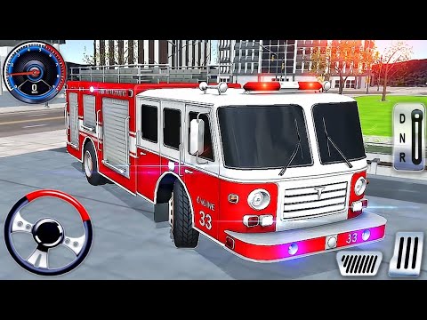 Türk İtfaiye Simülatörü 2023 - İtfaiye Araba Oyunu - Real Fire Truck Driving - Android Gameplay