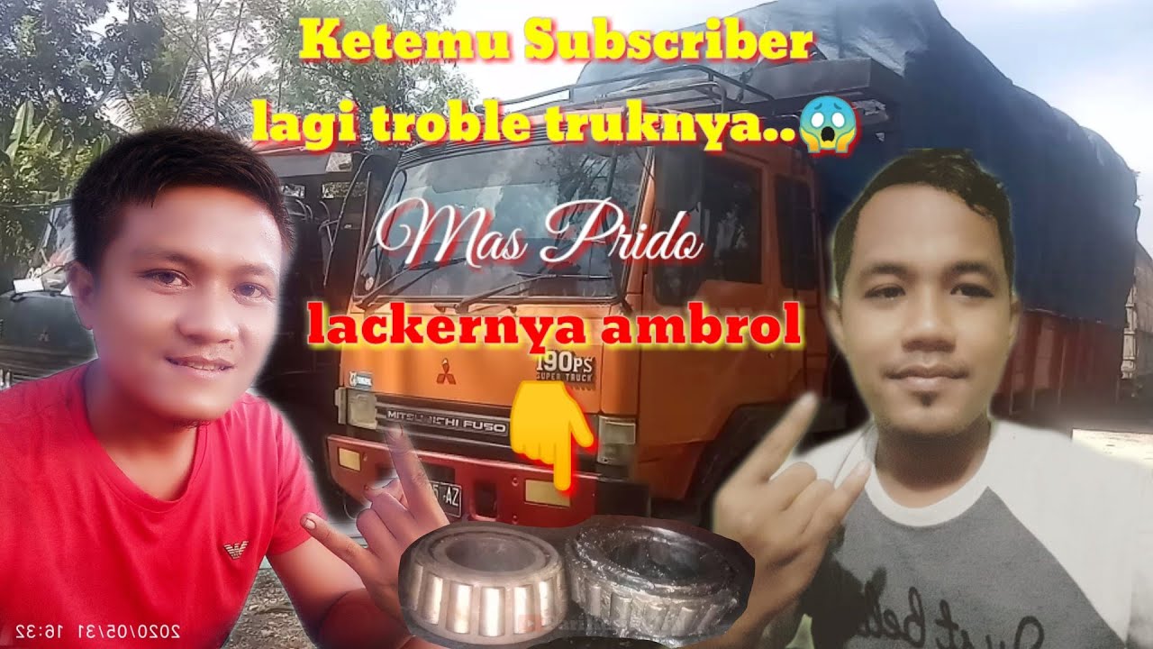  Truk  Fuso  Fighter  troble lackernya ambrol YouTube