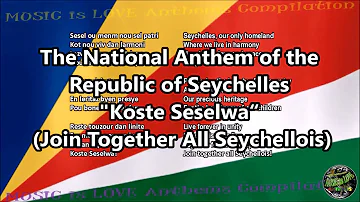 Seychelles National Anthem with music, vocal and lyrics Seychelles Creole w/English Translation