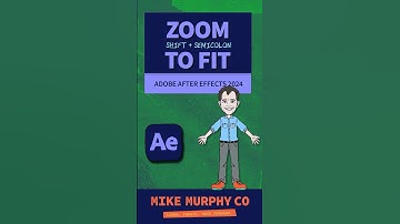 Zoom Out Timeline To Fit  In After Effects