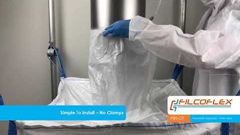 Filcoflex Inflatabe Big Bag Clamp - PBS-OT / Bulk Bag Loader - pneumatic seal - inflatable seal FIBC