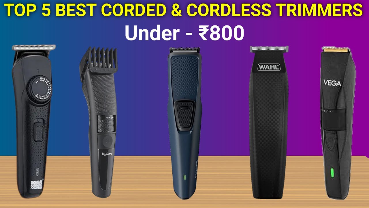 Top 5 Best Corded & Cordless Trimmer Under 800 In 2025 || Best Trimmer ...