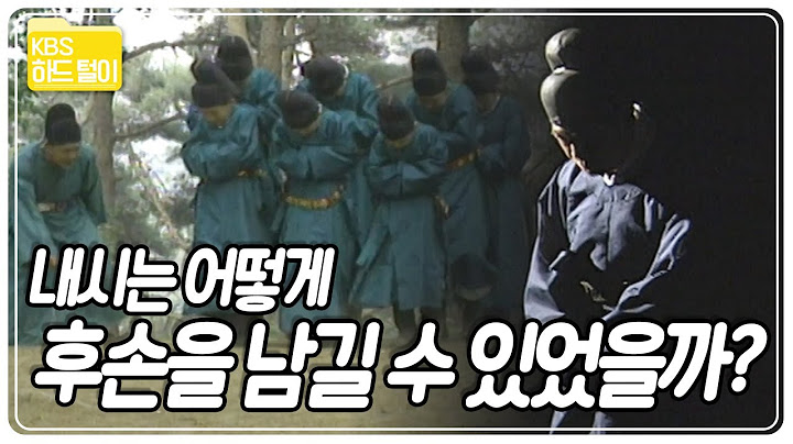 선조 당시 내시 김계한의 족보를 통해 내시의 후손을 찾다! 내시는 어떨게 후손을 남겼나? KBS 000520 방송