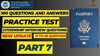 100 #civics #questions and answers and Answers US #citizenship #interview part 7