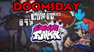 FNF - Doomsday With Lyrics Mistful Morning By Me (BEST FNF SONG BY FAR HANDS DOWN)