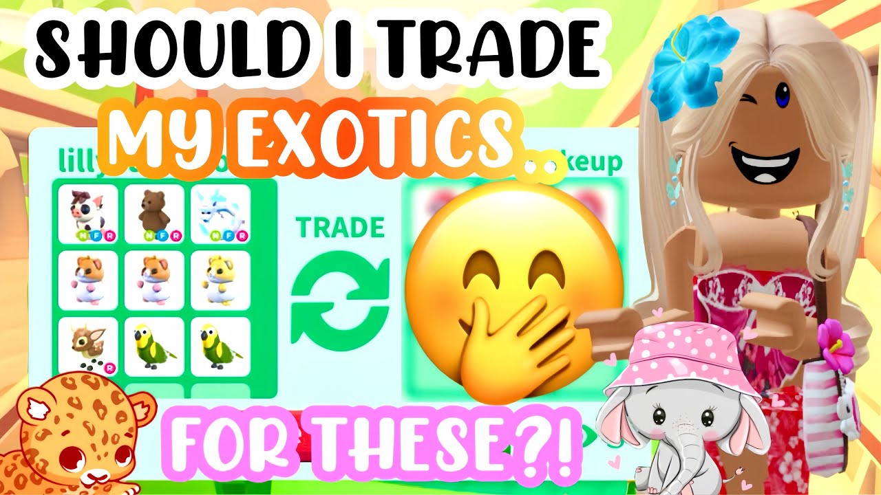 SHOULD I TRADE MY EXOTICS FOR THESE HIGH DEMAND PETS?💕🪸🐋#adoptmeroblox #preppyadoptme #preppyroblox