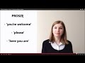 Polish for beginners. Lesson 2. Greeting, apologizing, thanking