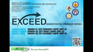 EXCEED | DISSERTATION WEBINAR SERIES 2: DOST NRCP | DR. RAMON CHRISTIAN P. EUSEBIO screenshot 5