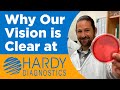 Discover why our vision is clear at hardy diagnostics