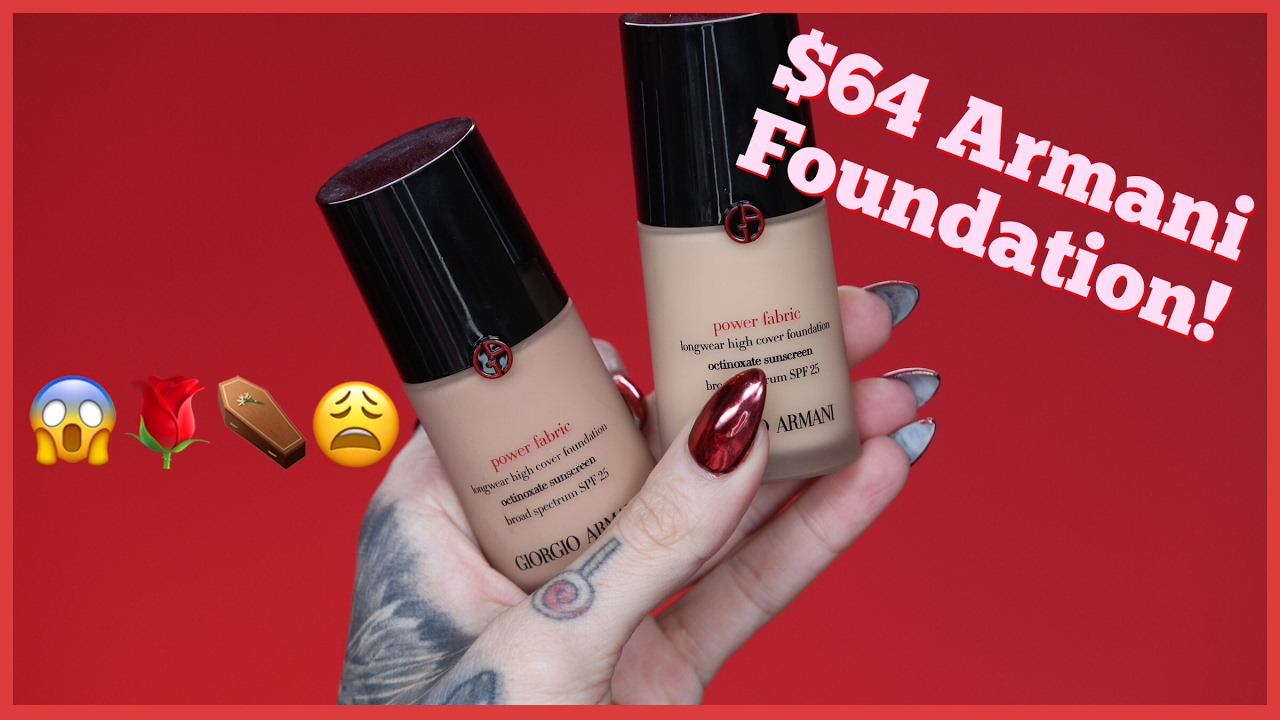 ARMANI Power Fabric FOUNDATION.... Is It Jeffree Star Approved??? - YouTube